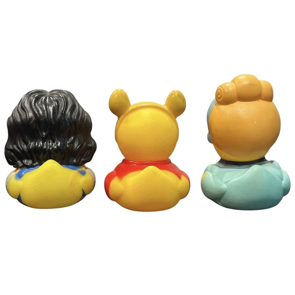 Lot‎ Of 5 Disney Duckz Jazwares Princess Cinderella Mermaid Wonder Woman Jasmine